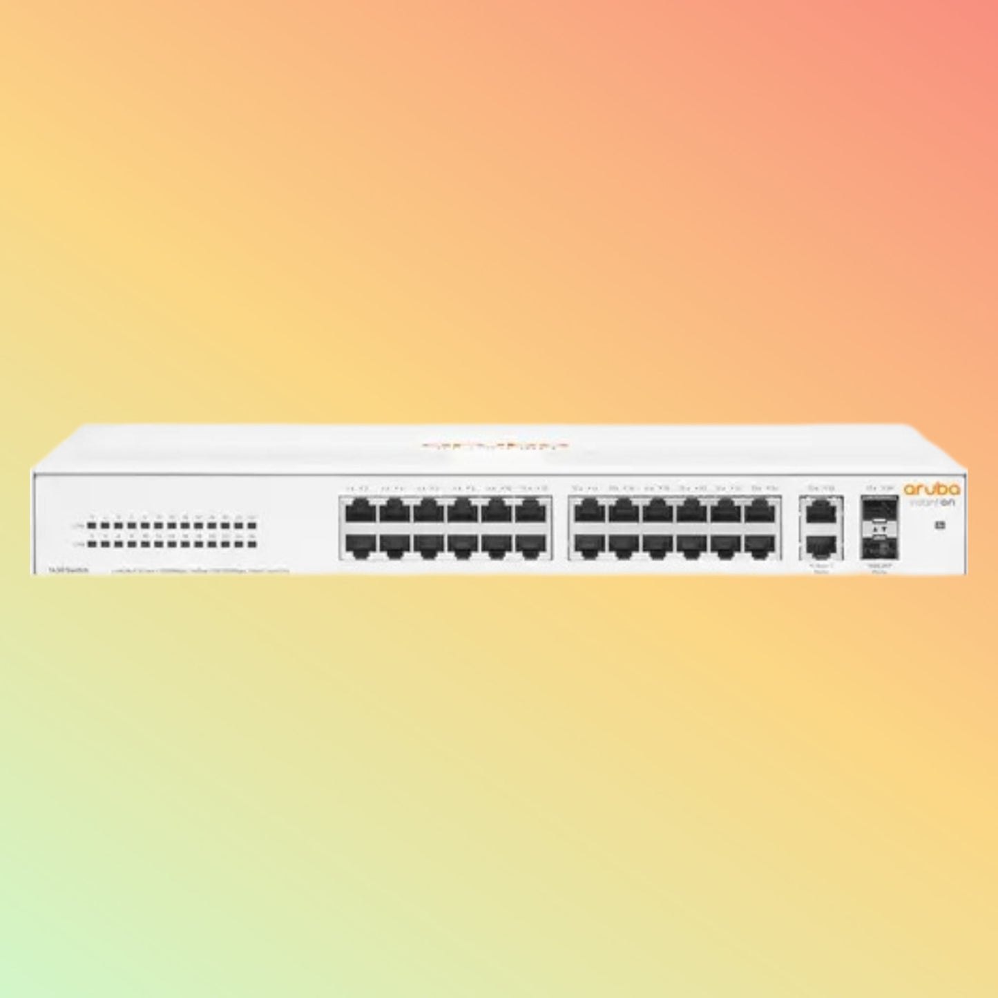 HPE Aruba Instant On 1430 (R8R50A) Switch - 26 x Gigabit Ethernet Ports RJ45, 2 x SFP Gigabit Ethernet WAN