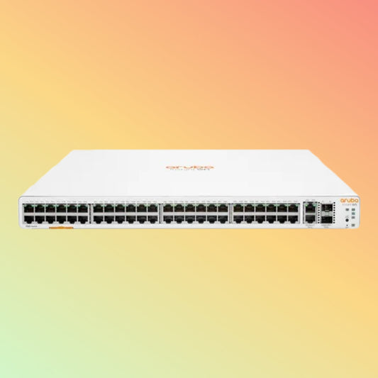 HPE Aruba Instant On 1930 (JL686B) Switch - 48 x Gigabit Ethernet Ports RJ45 PoE+ (30 W, 802.3at), 4 x SFP+ 10 GbE WAN