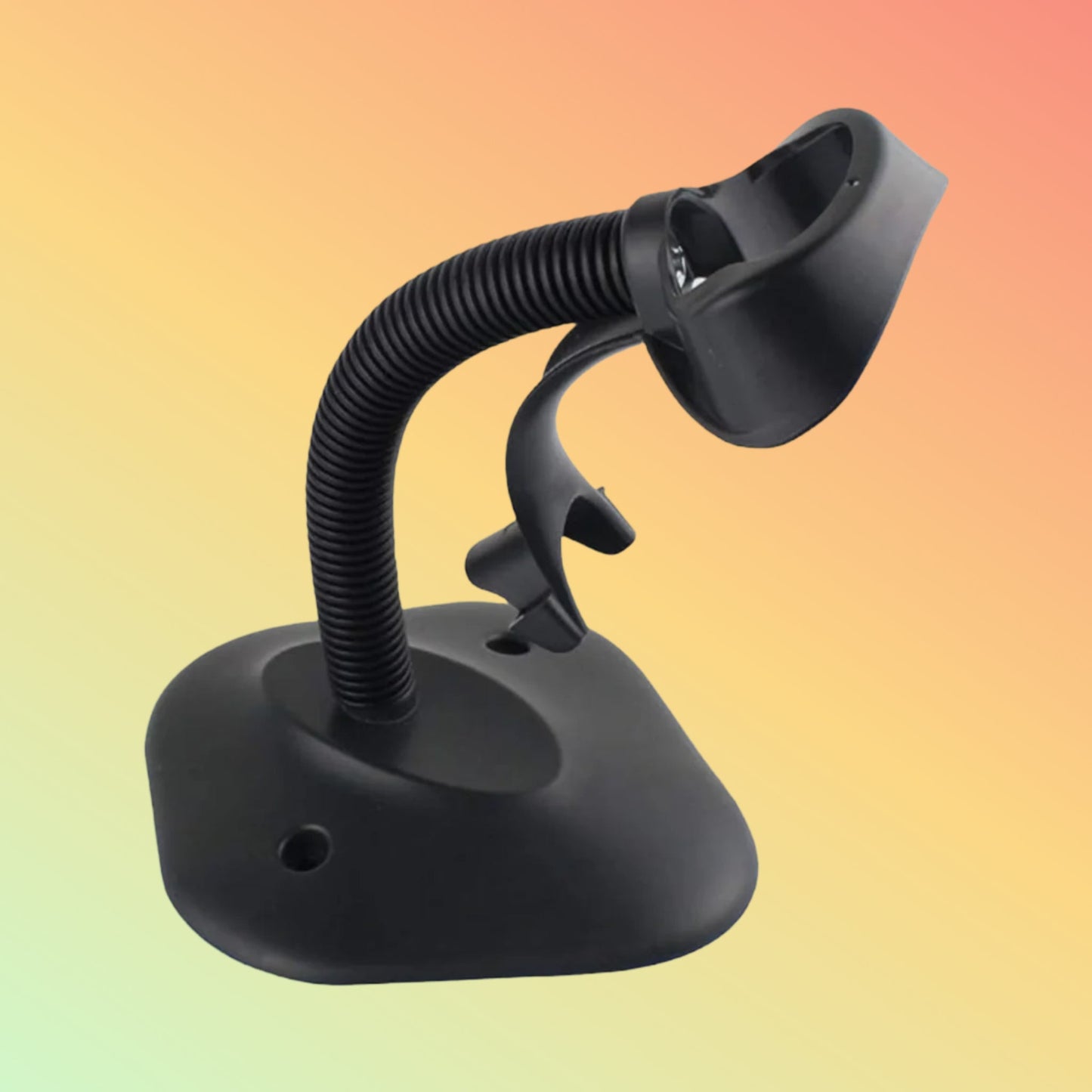 Robust OEM stand holder, perfectly fits Zebra barcode scanners DS2208 and LS2208 for enhanced usability
