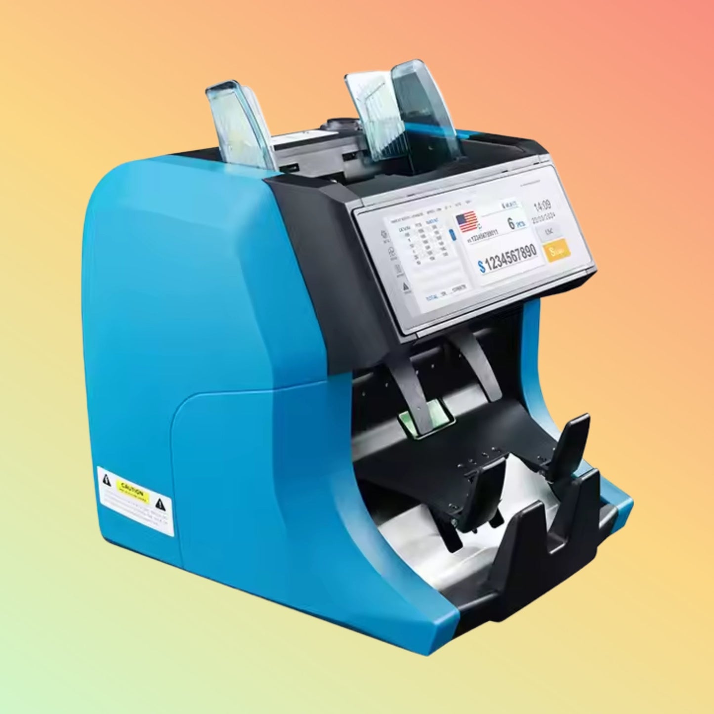 NUMEN SH-209Q 1+1 Pocket Currency Sorter with Full Touch Screen