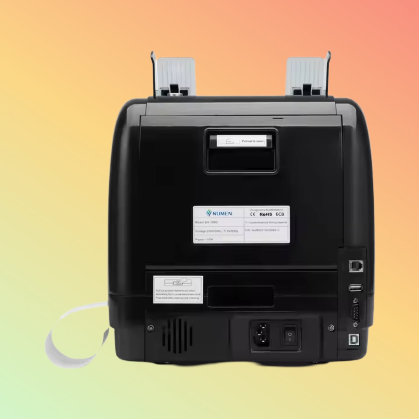 Numen SH-208C Hot-Sell 2-Pocket Money Counting & Detection Machine