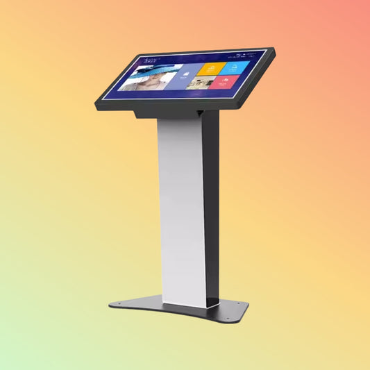 MAKEN 32 Inch Floor Standing Self Touch Screen Interactive Information Kiosk For Library/Exhibition Hall