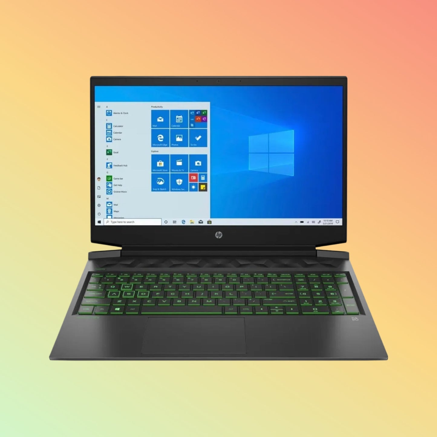 HP Pavilion 16-A0076 GAMING Laptop - 10th Gen i7-10750H, 8GB, 512GB, NVIDIA GeForce GTX 1650 Ti 4GB, 16.1" FHD