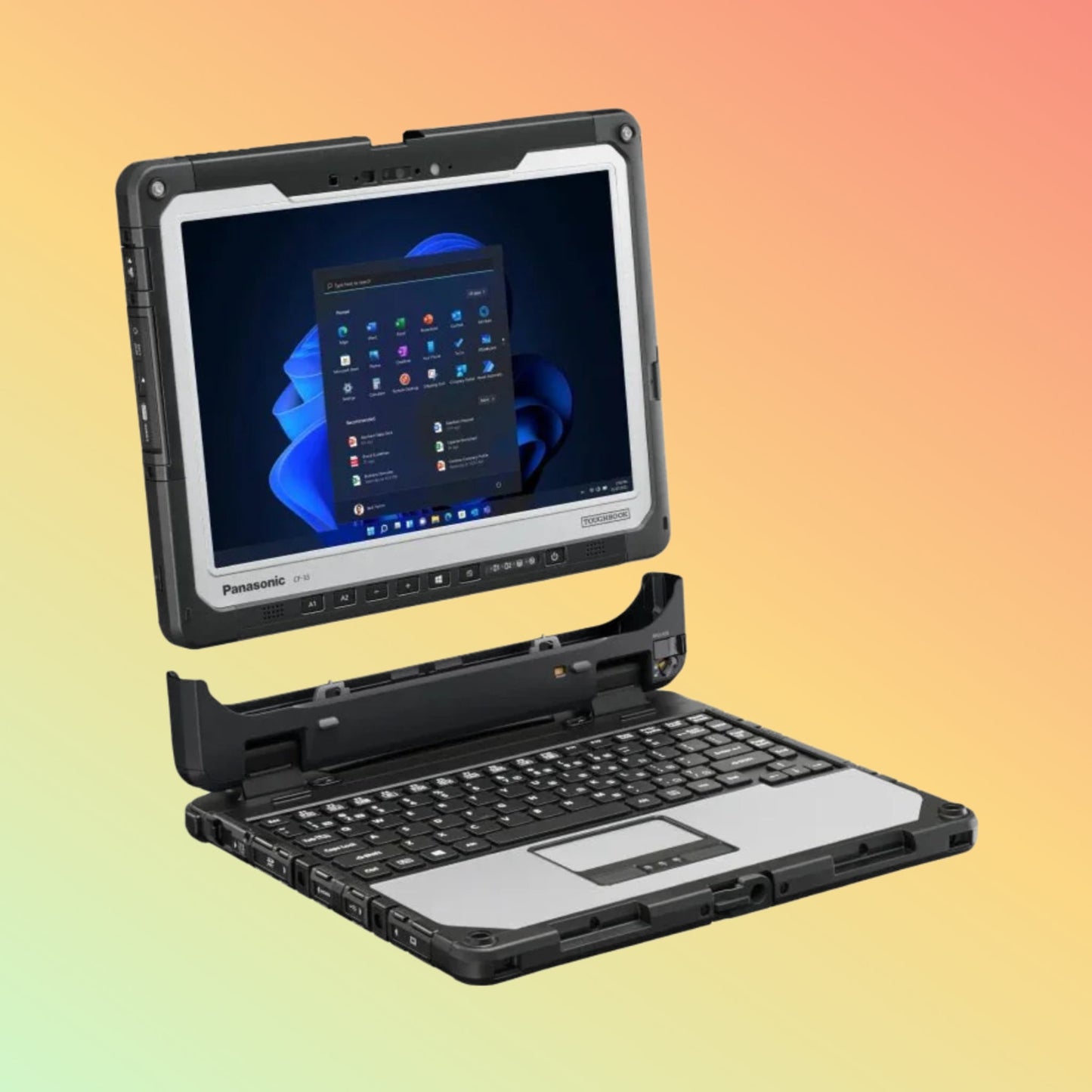 Panasonic Toughbook 33, CF-33, 12", Intel Core I7-7600U 2.80GHz, 4G LTE, Contactless SmartCard Reader