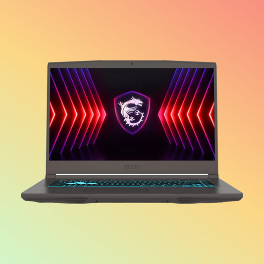 MSI THIN 15 B12UCX Laptop - 12th Gen i5-12450H, 16GB, 512GB SSD, NVIDIA GeForce RTX 2025 4GB, 15.6" FHD