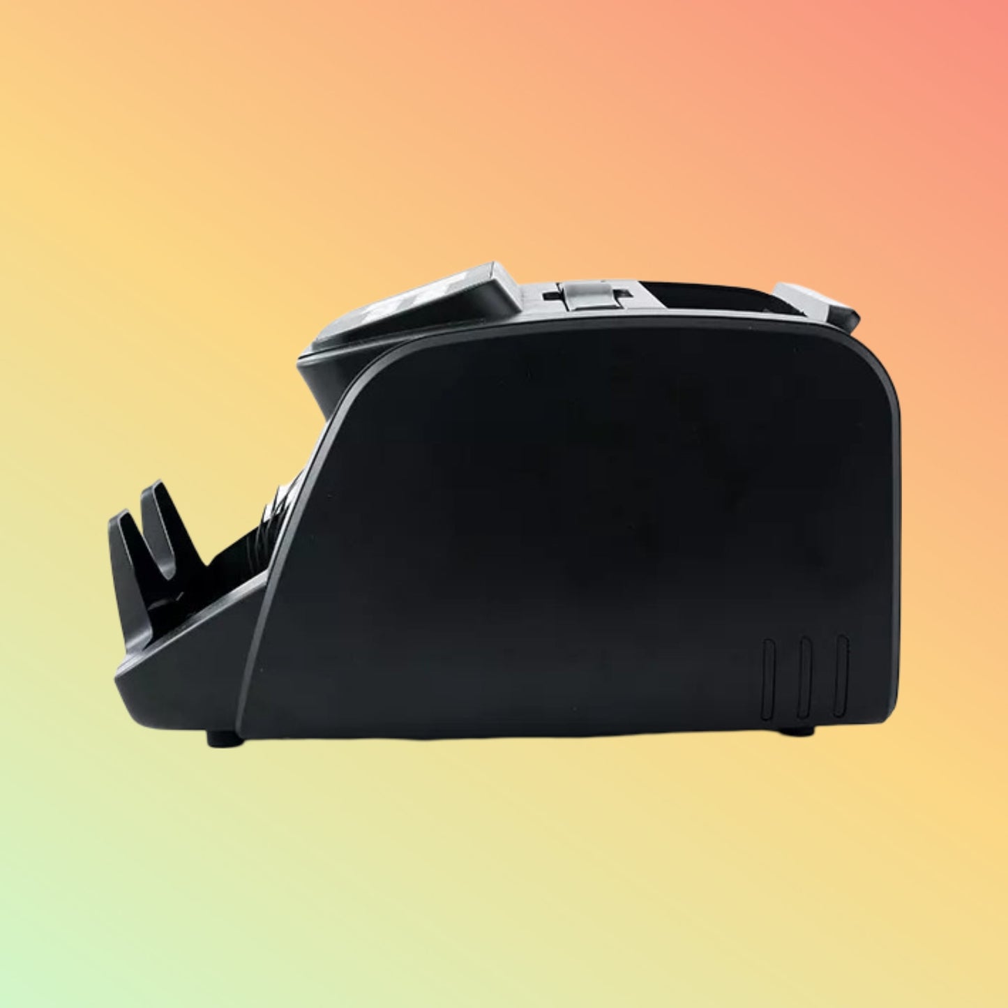 Union Portable Money Counter Bill Counter Black LED Money Counting Machine