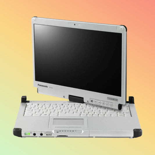 Panasonic Toughbook CF-C2 MK2 2-in-1 Rugged Laptop, 12.5" Touch, Intel Core I5-4300U 1.9GHz, 4G LTE, 256GB SSD, Win 10 Pro