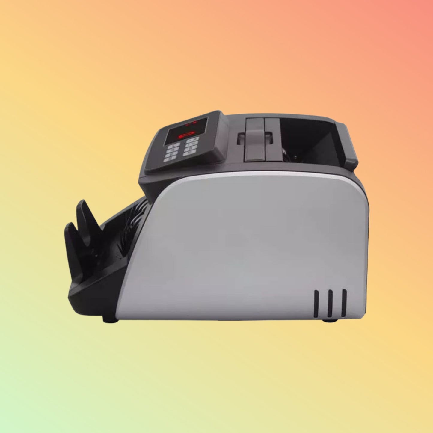 Union Portable Money Counter Bill Counter Silver LED Money Counting Machine