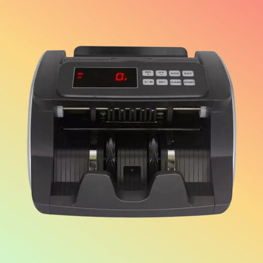 Union Portable Money Counter Bill Counter Silver LED Money Counting Machine