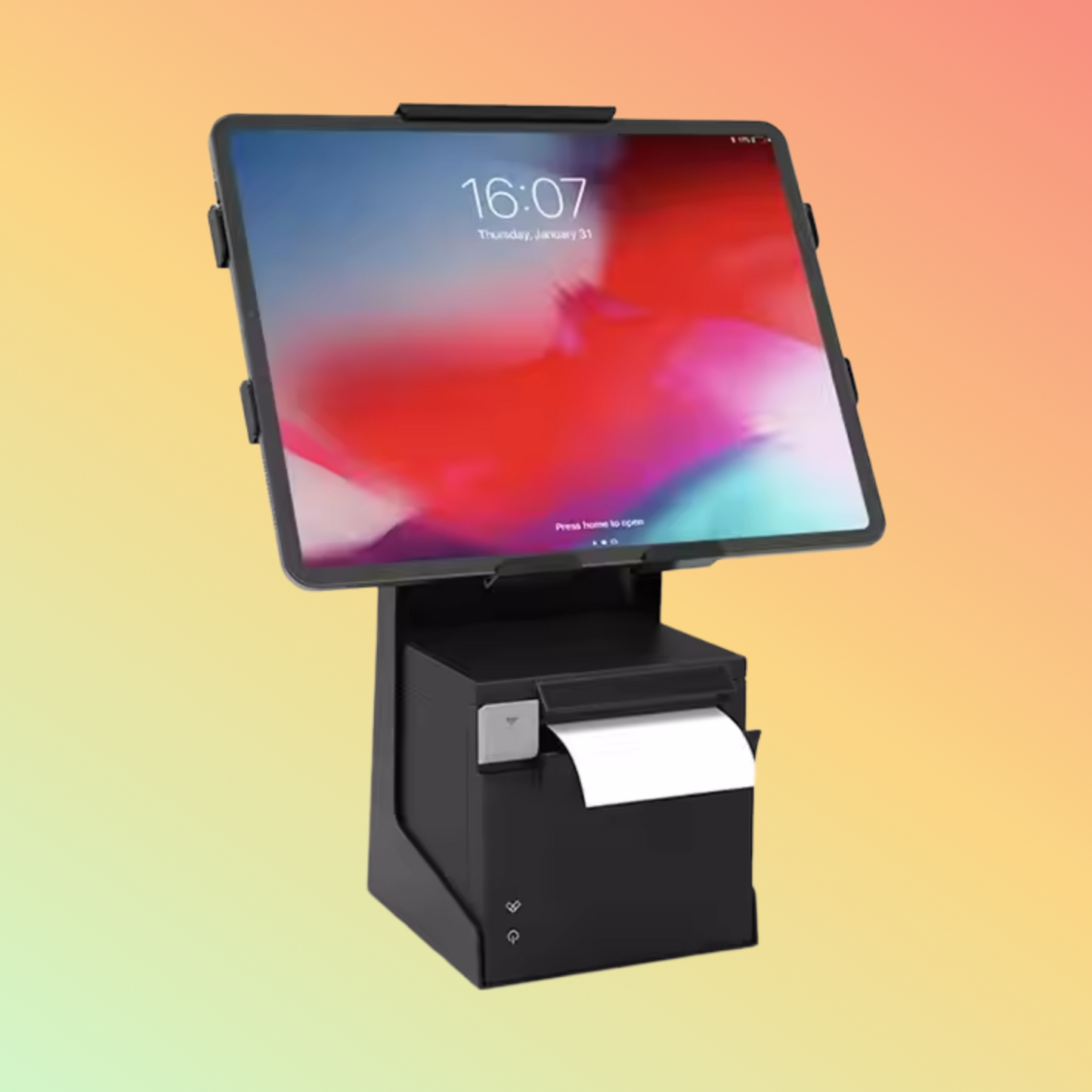 MAKEN Two-in-one Adjustable Security Tablet Enclosure Pos Terminal Stand For Supermarket