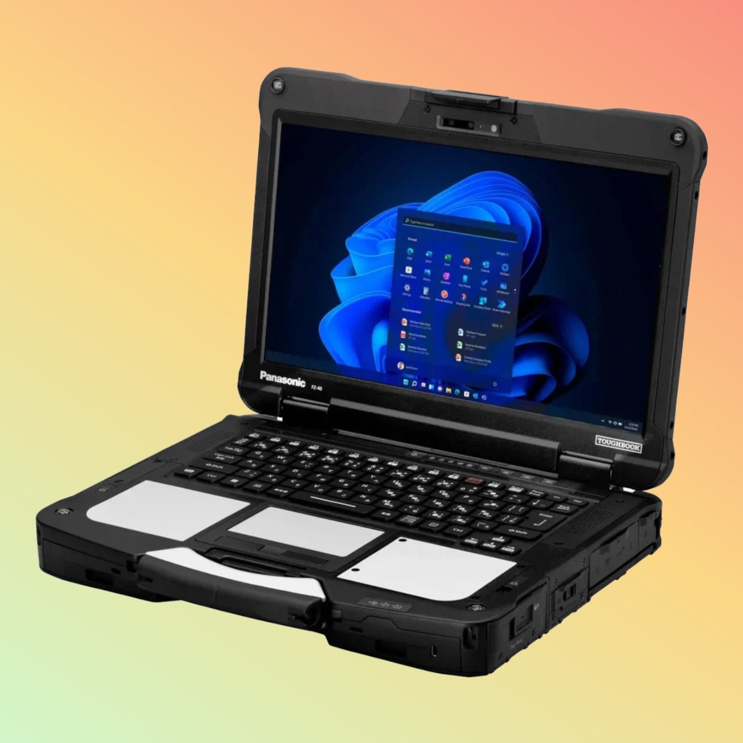 Panasonic Toughbook FZ-40 MK2, Intel Core Ultra 5 135H vPro, 14" FHD, Windows 11 Pro.