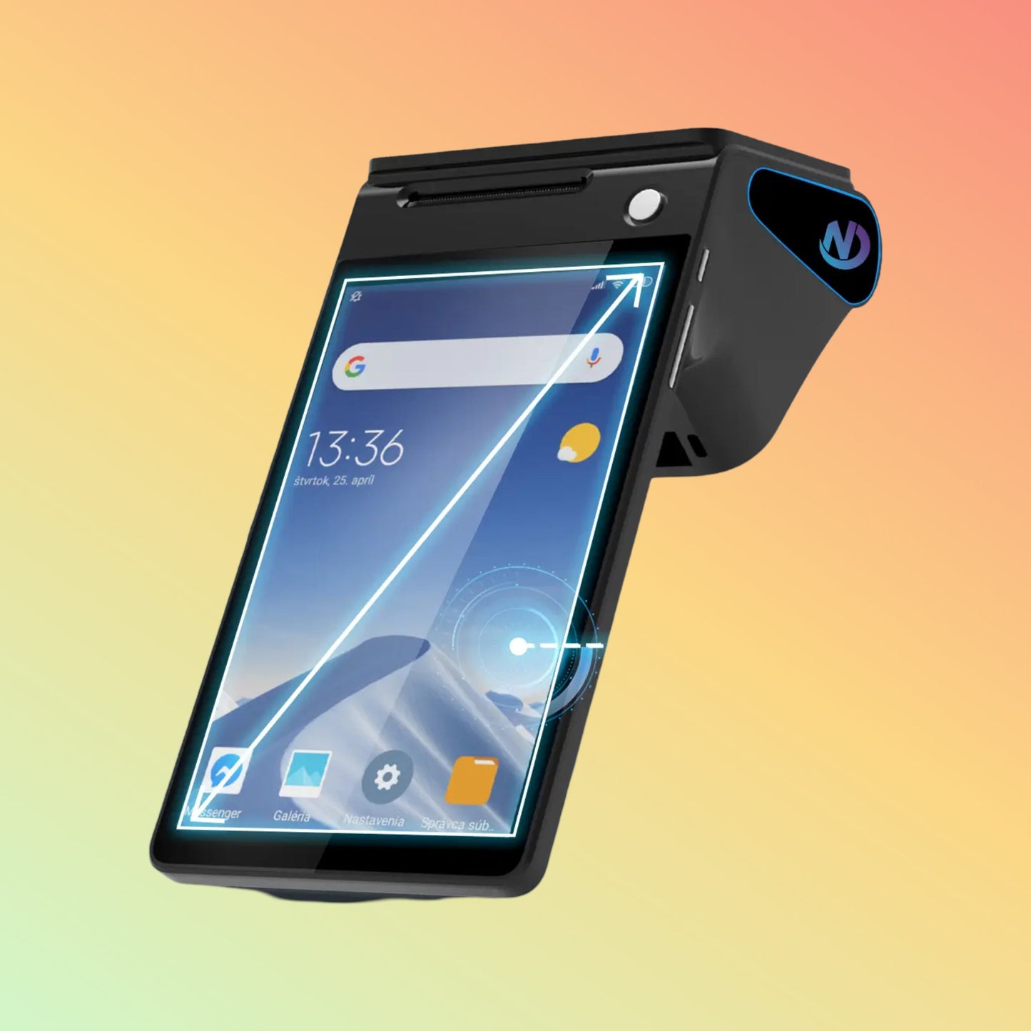 Zcs Z108 8inch 3.95'' Desktop/Portable Android POS