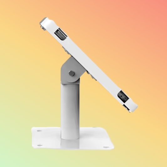 MAKEN Anti-Theft Kiosk Holder Stand Adjustable Metal Rotating Tablet PC Stand With Screw Locked