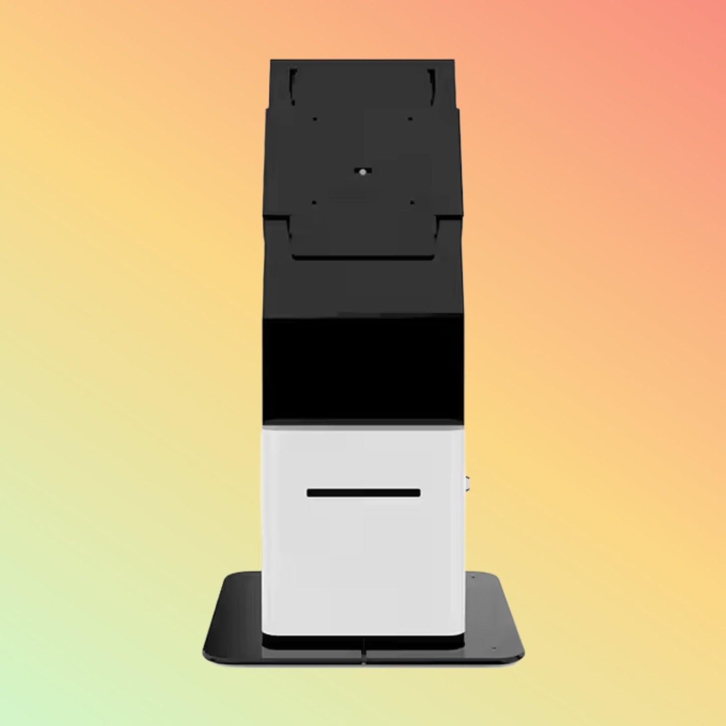 MAKEN Self Service Stand Metal Display Countertop Kiosk Stand For 21.5" Screen