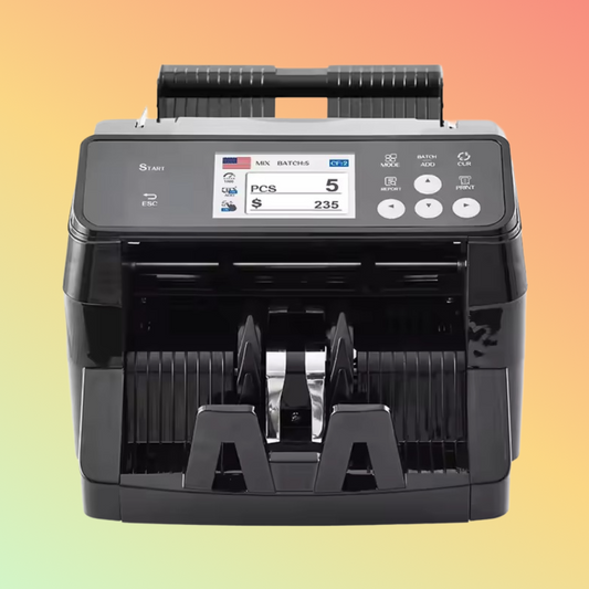 NUMEN Currency auto reading mix value cash money counting and detector machine with printer