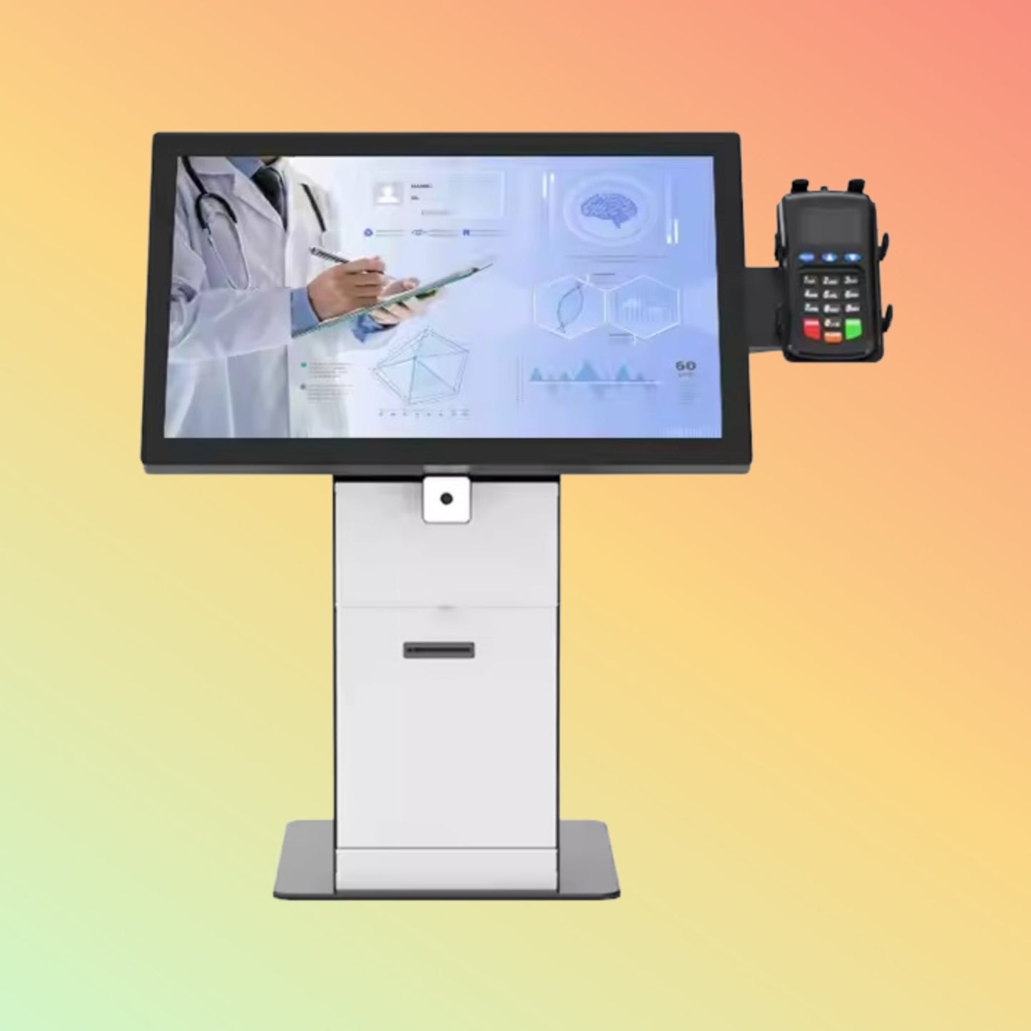 Lobby Self Check In Hotel Card Issuance Check Out Self Service Query Card Dispensing Kiosk Machine