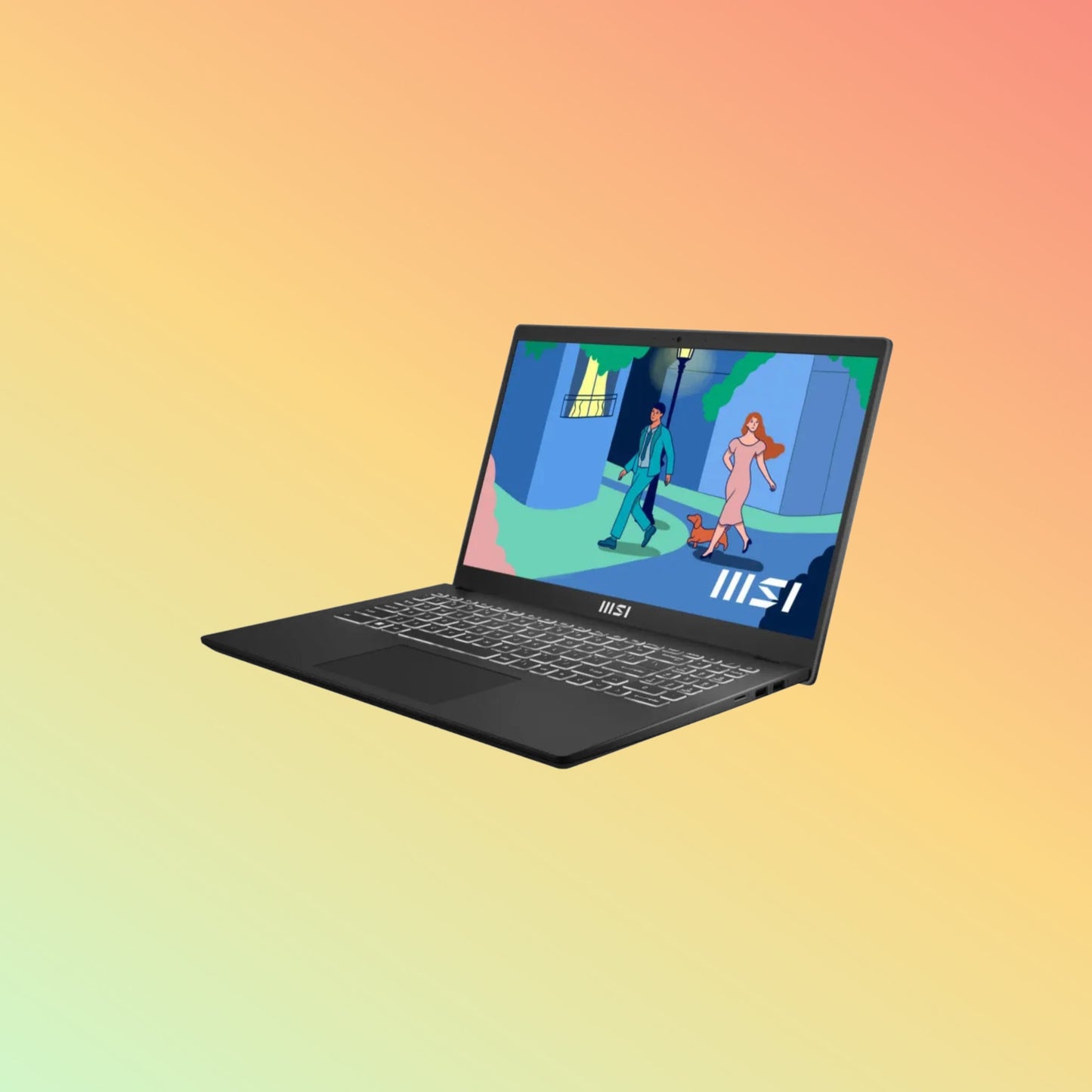 MSI MODERN 15 B12MO-1000US Laptop - 12th Gen i7-1255U, 16GB, 512GB SSD, 15.6" FHD