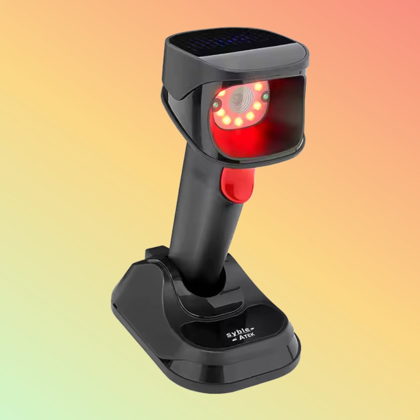 Syble AK-9000R Wireless 1D/2D QR Handheld Barcode Scanner