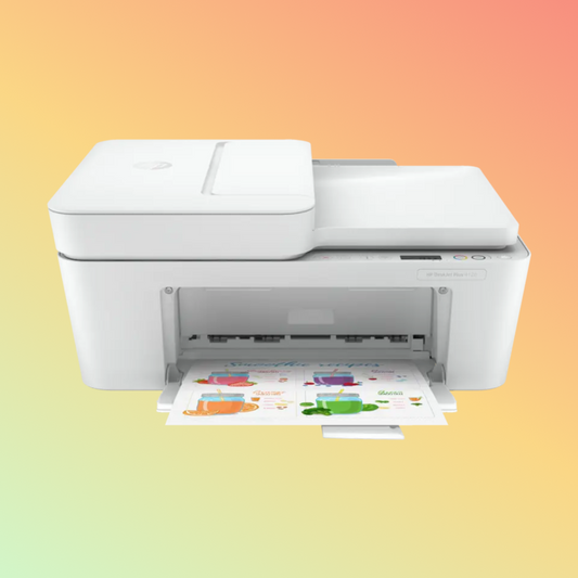 HP DeskJet Plus 4120 Printer - Wireless, A4, Print Copy Scan Fax, 8.5 ppm, 1200 x 1200 rendered dpi Resolution, 1,000 Pages Duty Cycle, Black and Color