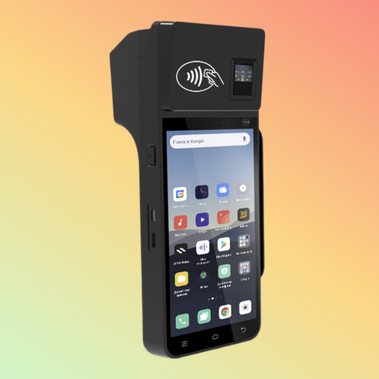 Zcs Z90N Fingerprint Touch Sreen Pos With Printer