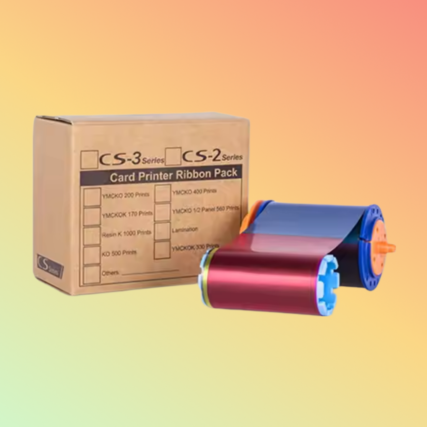 Linkwin 09 ID card printer Ribbon for HiTi CS200 CS200e CS220e