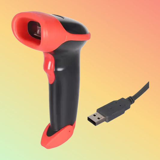 MiNJCODE MJ2816 Handheld 1D CCD Wired Barcode Scanner Code Reader