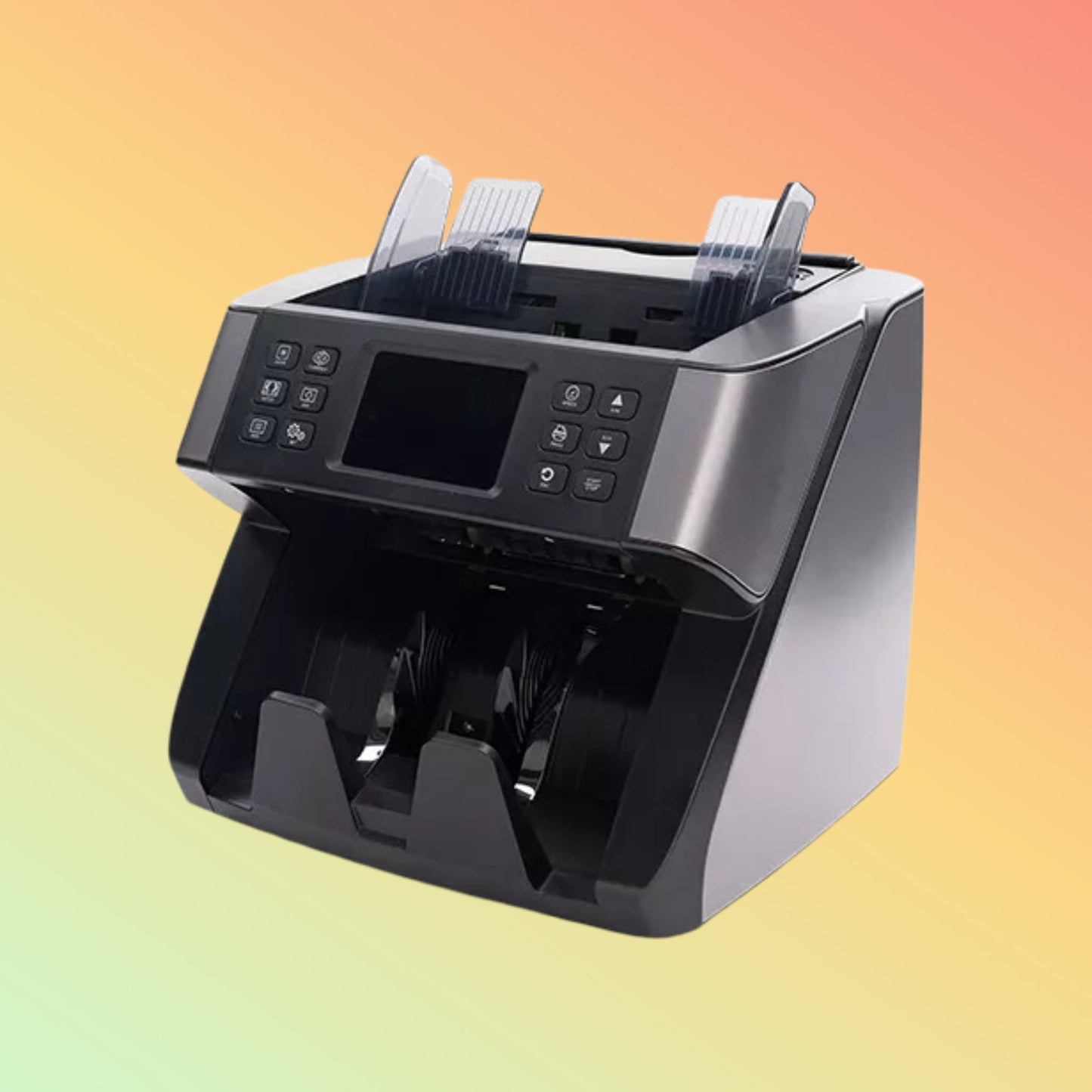 Union 2024 ECB Approved Professional 2 CIS Bill Counter White Money Counting