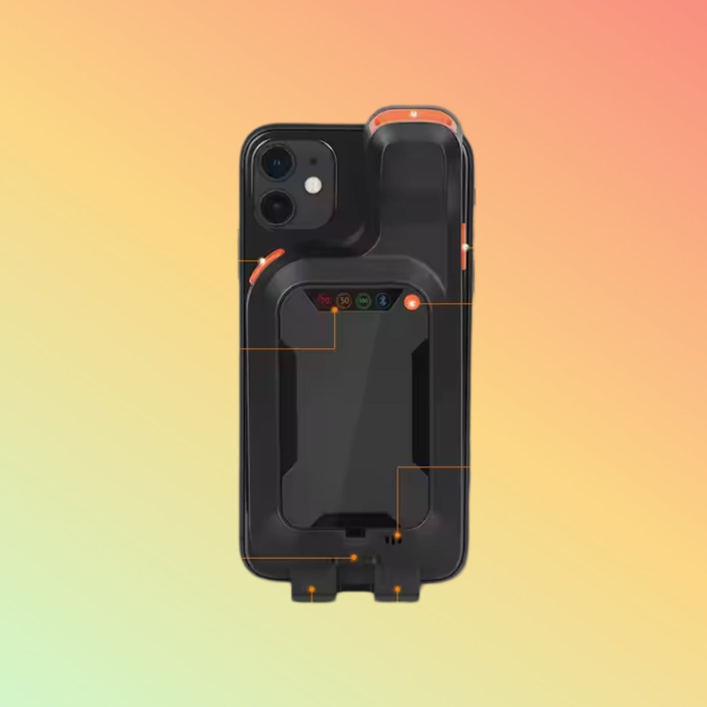 Syble XB-C20 Android IOS Phone Back Clip QR Code Reader 2D Wireless Barcode Scanner