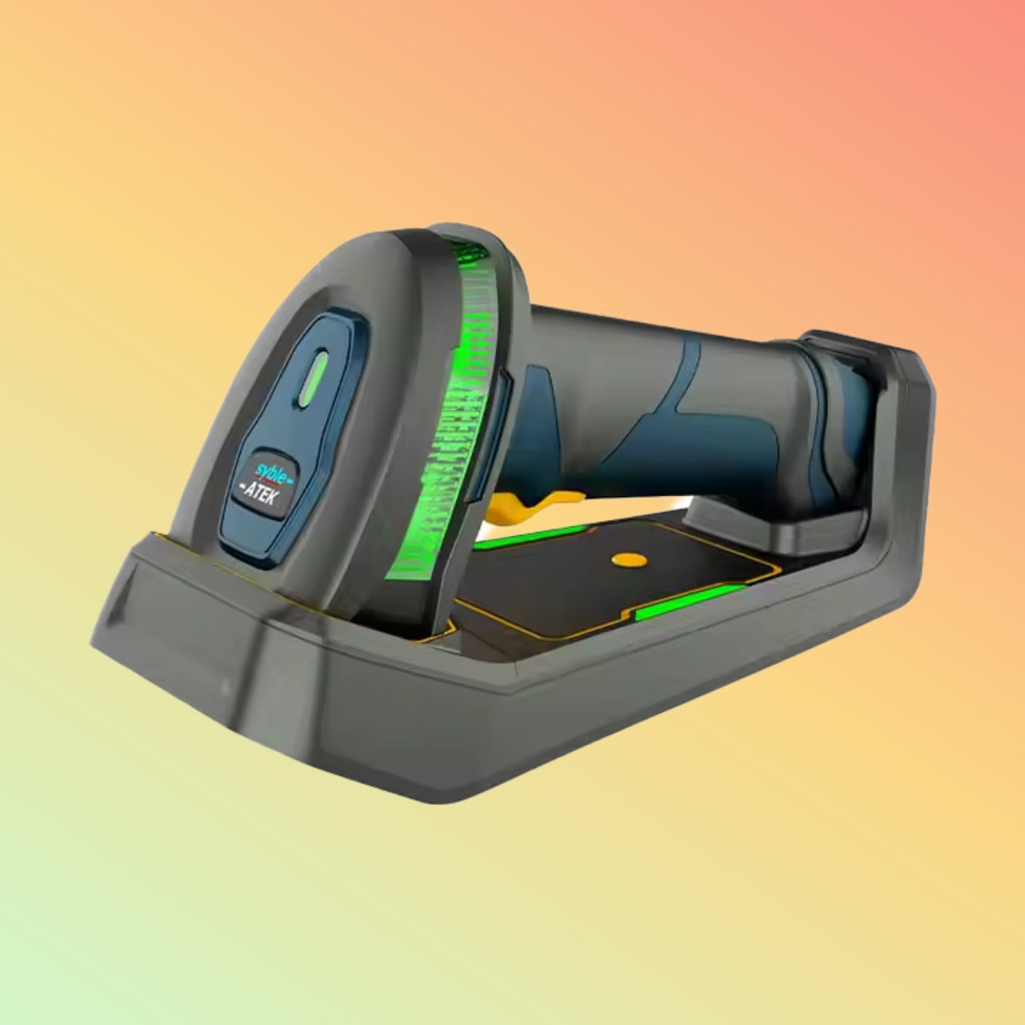 Syble AK-T500BT 1D/2D Cordless Barcode Scanner with USB & Base