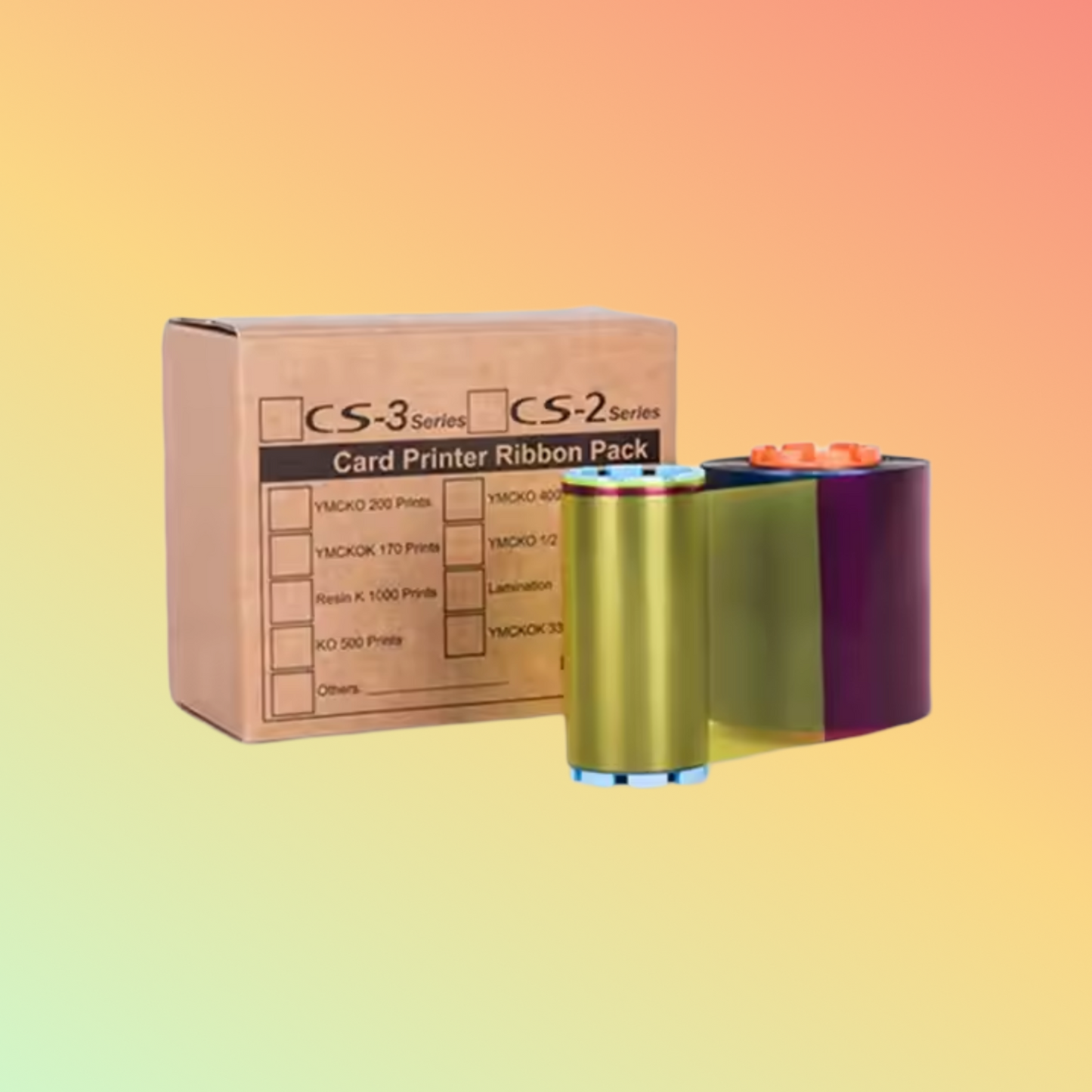 Linkwin 09 ID card printer Ribbon for HiTi CS200 CS200e CS220e