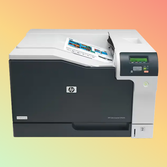 HP LaserJet CP5225N Printer - A4, Print, 20 ppm, 600 x 600 dpi Resolution, 75,000 Pages Duty Cycle, Black and Color