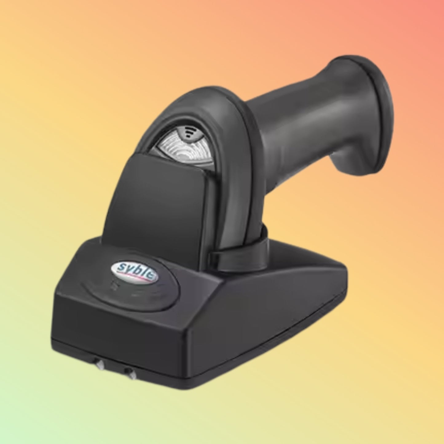 Syble XB-5178HR Wireless 1D Laser Barcode Scanner with Base