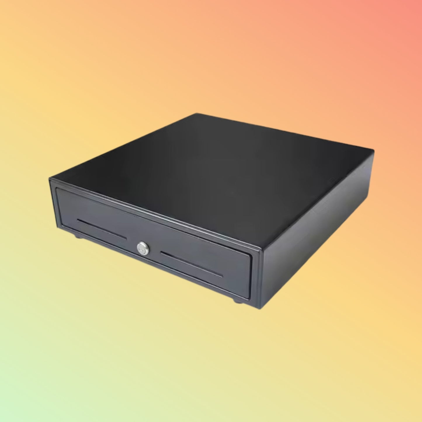 MAKEN China manufacture MK-410T 5 bill 8 coins metal touch open manual push cash drawer