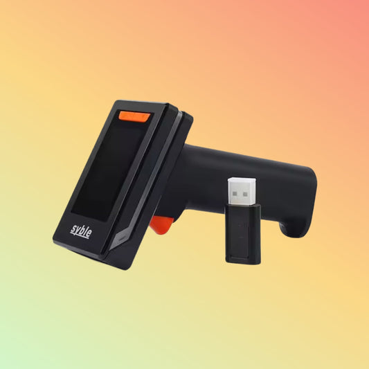 Syble XB-D40RB 2D Wireless BT Barcode Scanner with Display Screen