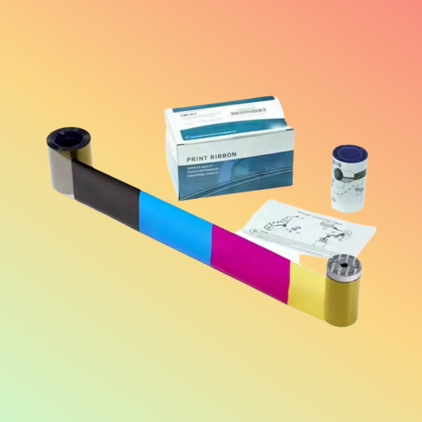 Linkwin 09 535000-002 For Datacard YMCKT Printer ID Card Ribbon