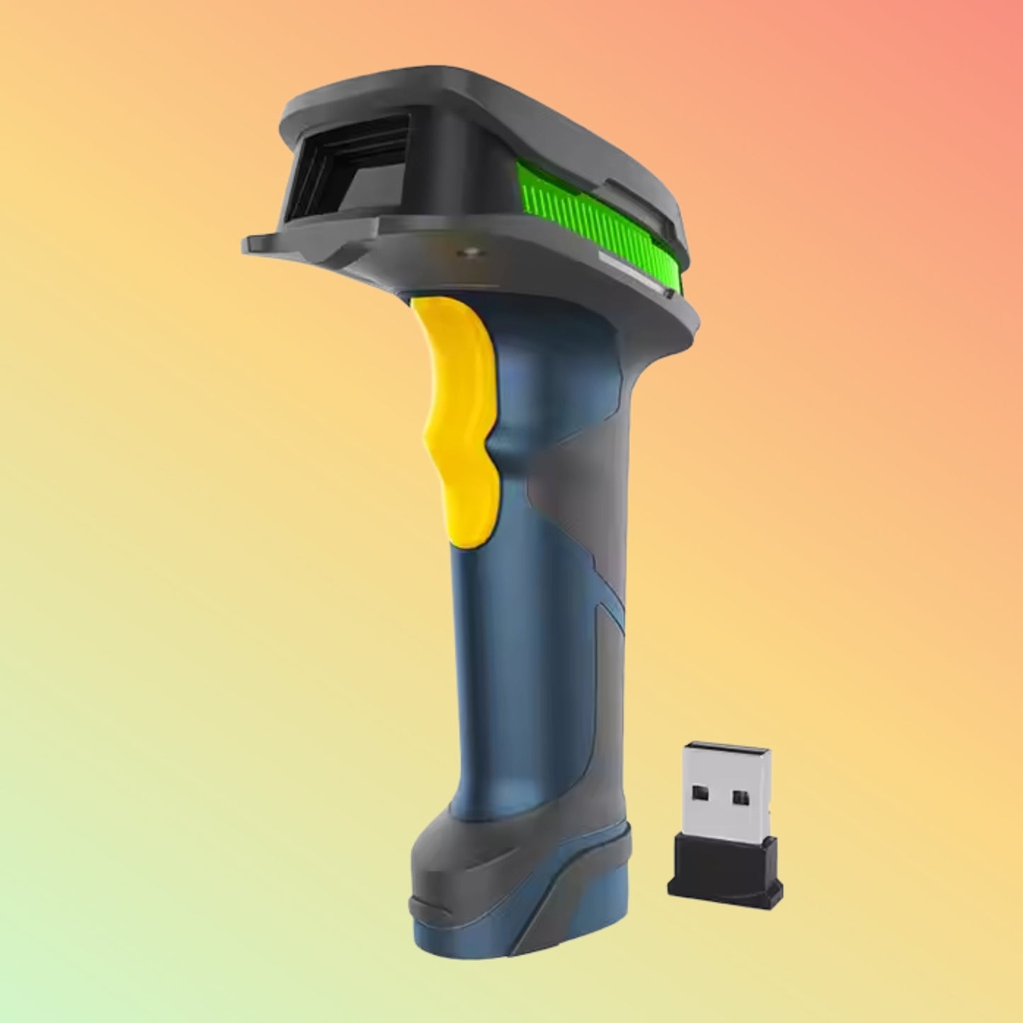 Syble AK-T500RB 1D/2D Wireless Barcode Scanner with USB & RS232