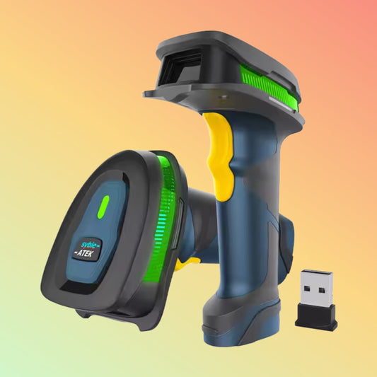 Syble AK-T500 1D/2D Wireless Barcode Scanner with USB & RS232