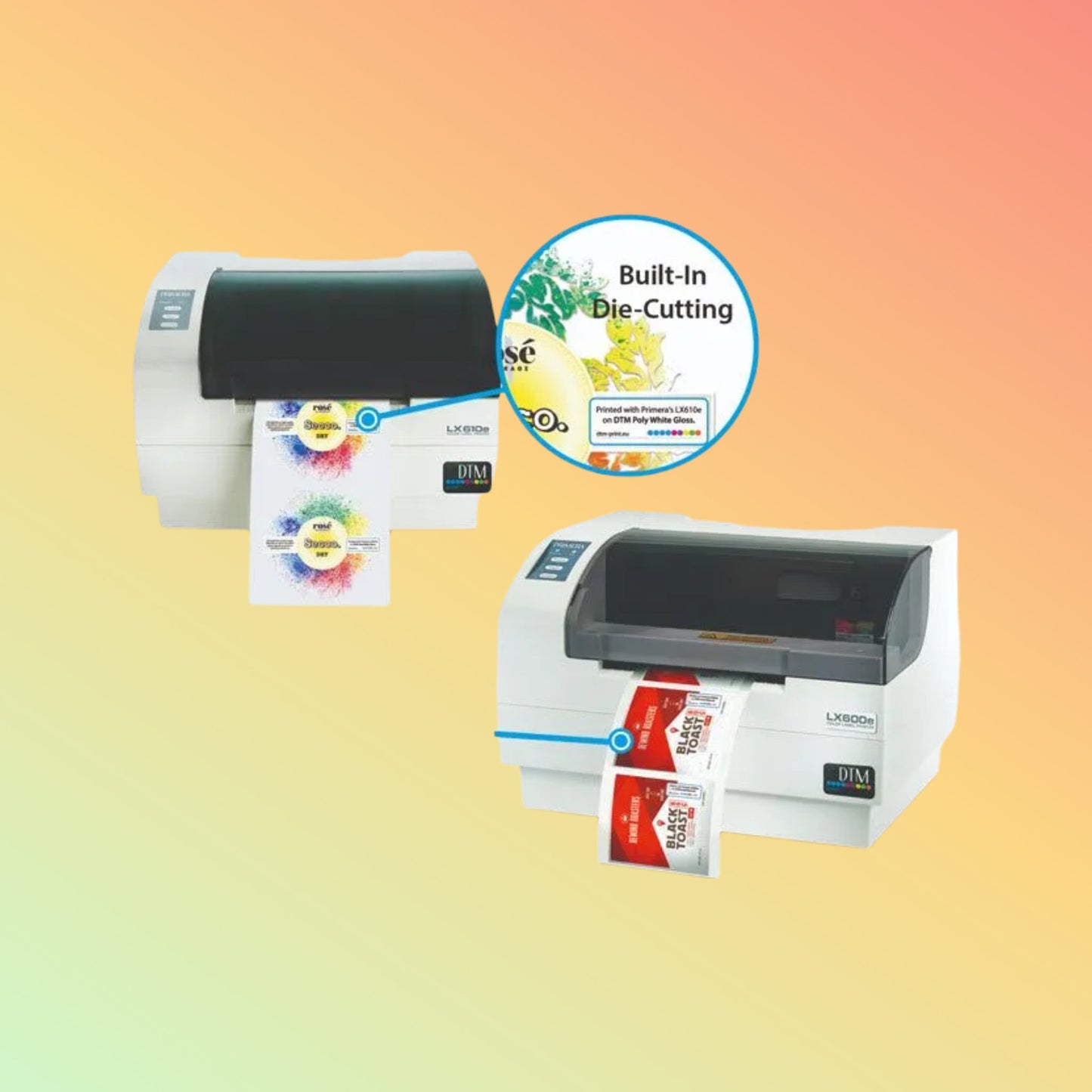 LX610e CMY: All-in-One Full-Color Label Printer and Digital Cutter