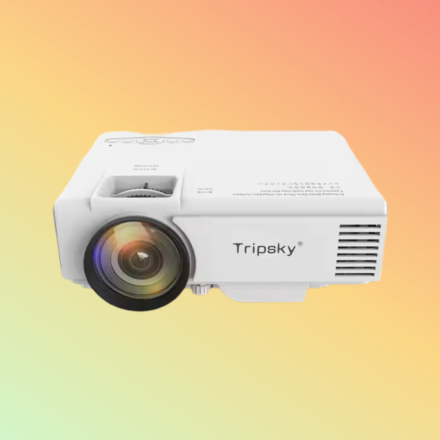 Ycstar T5 Video Projector LCD Portable Projector Support 1080P