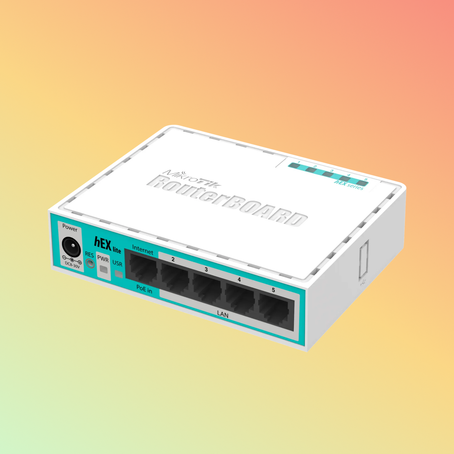 Mikrotik hEX lite (RB750r2) Wired Router