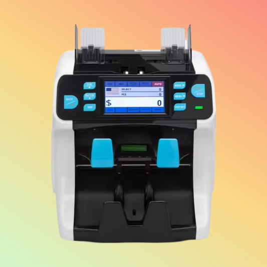 Sh-208c 2025 Portable Mixed Bill Compact Money Currency Counting Machine Batter